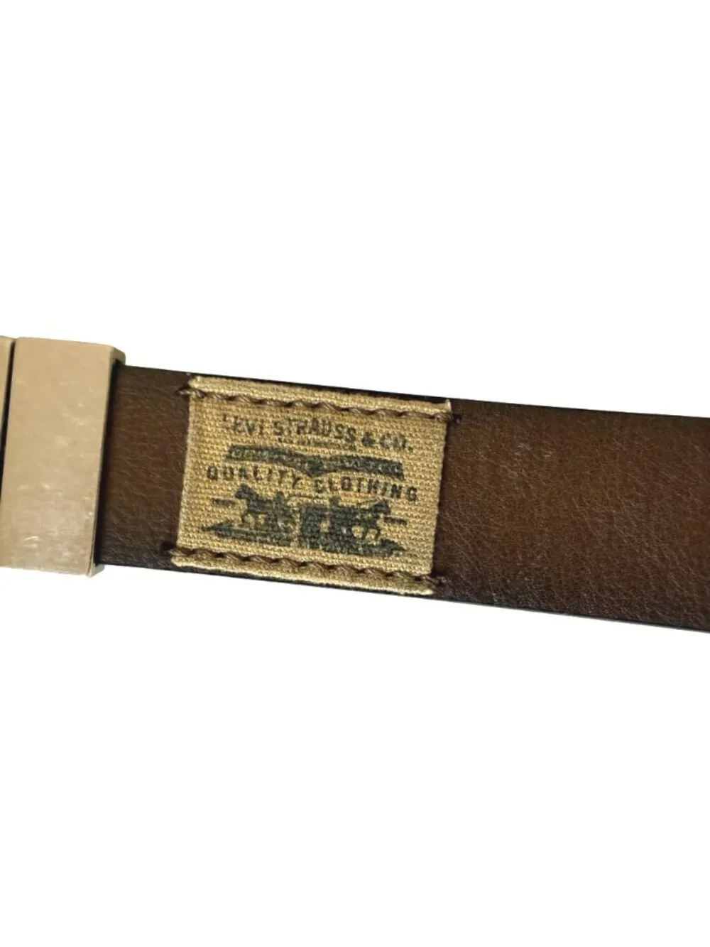 Levis boys Synthetic Leather Belt S Reversible Classic Minimalist Black Brown